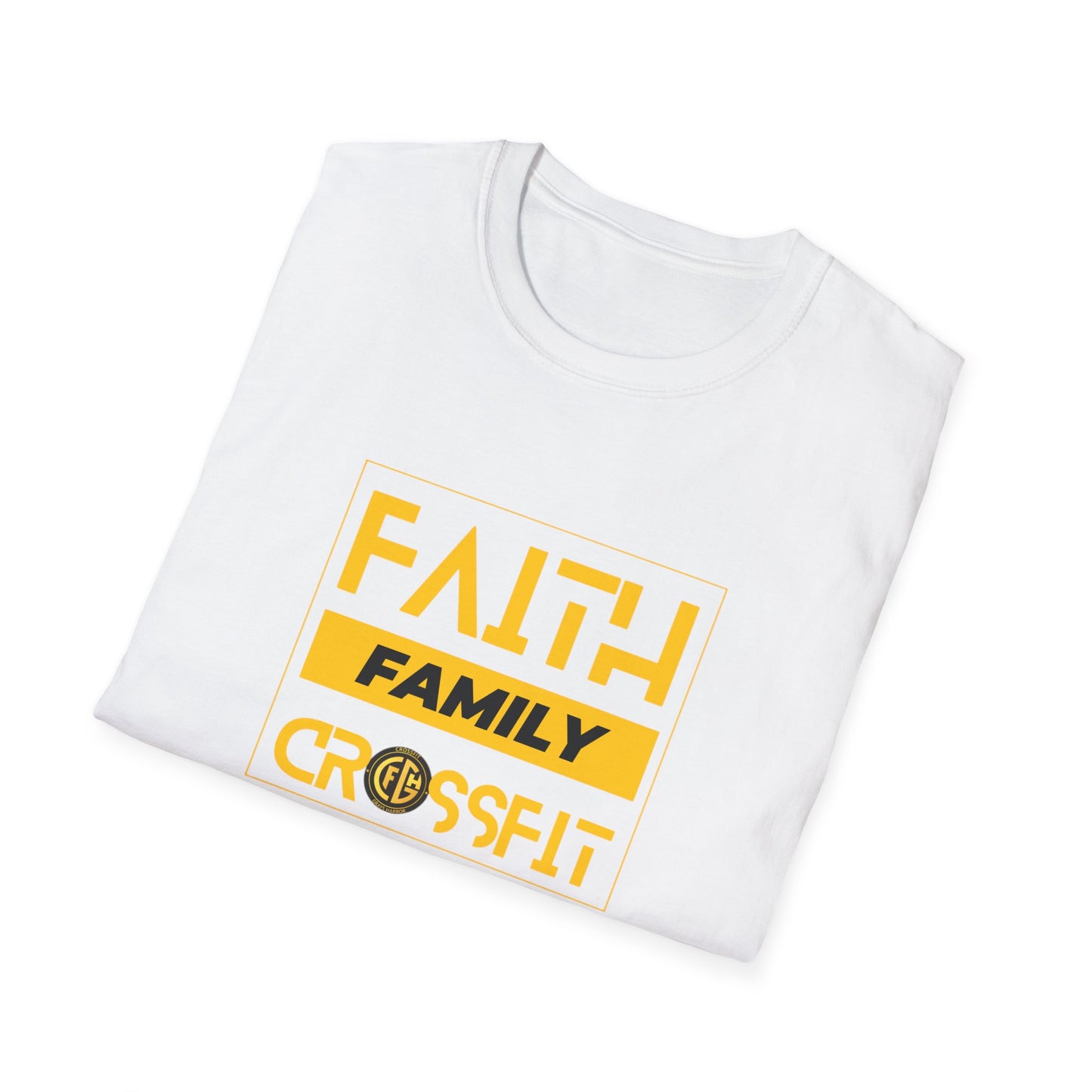 Faith-Family-CrossFit Unisex Softstyle T-Shirt