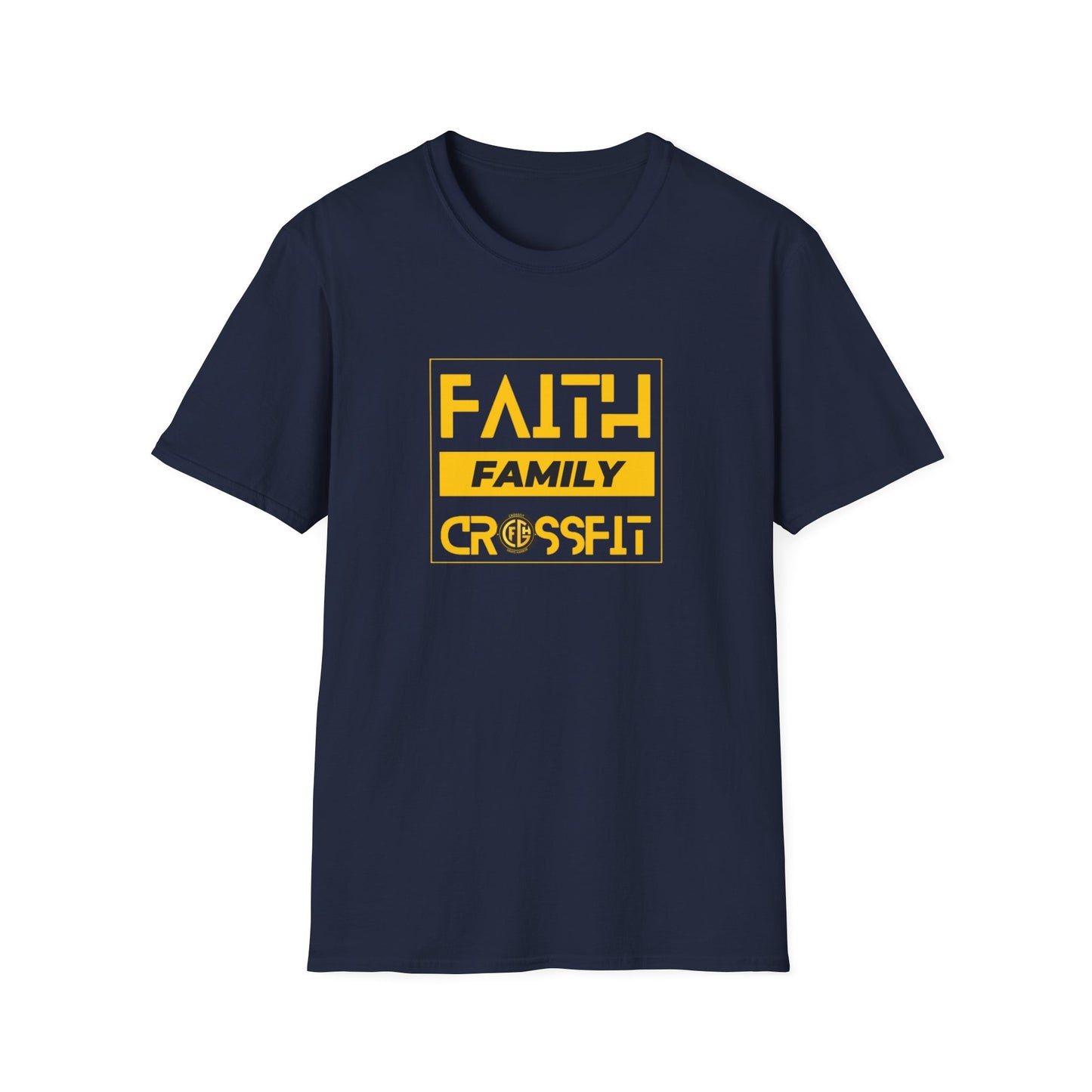 Faith-Family-CrossFit Unisex Softstyle T-Shirt