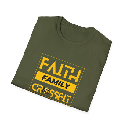 Faith-Family-CrossFit Unisex Softstyle T-Shirt