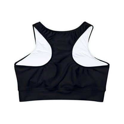 Fully Lined, Padded Sports Bra (AOP)