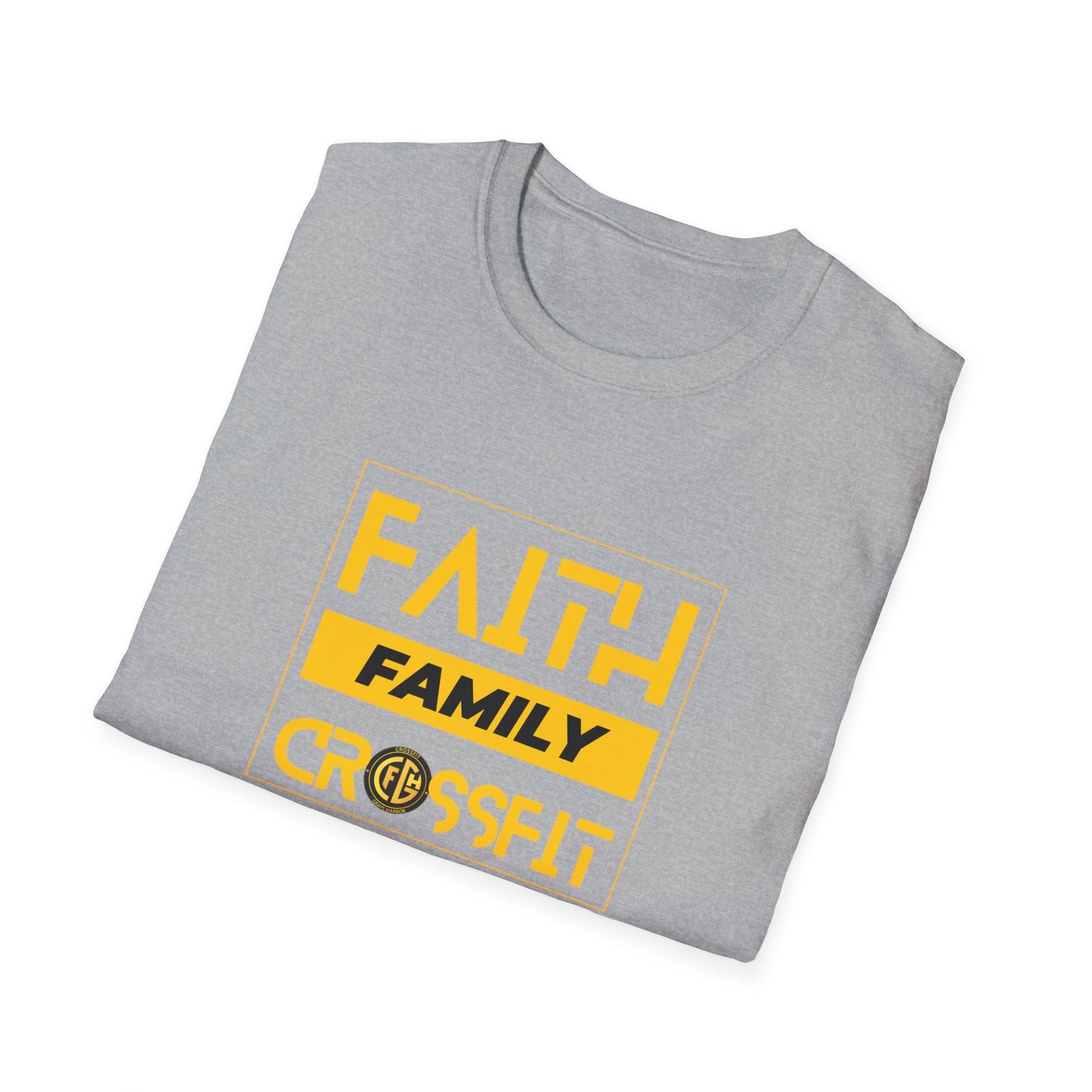 Faith-Family-CrossFit Unisex Softstyle T-Shirt