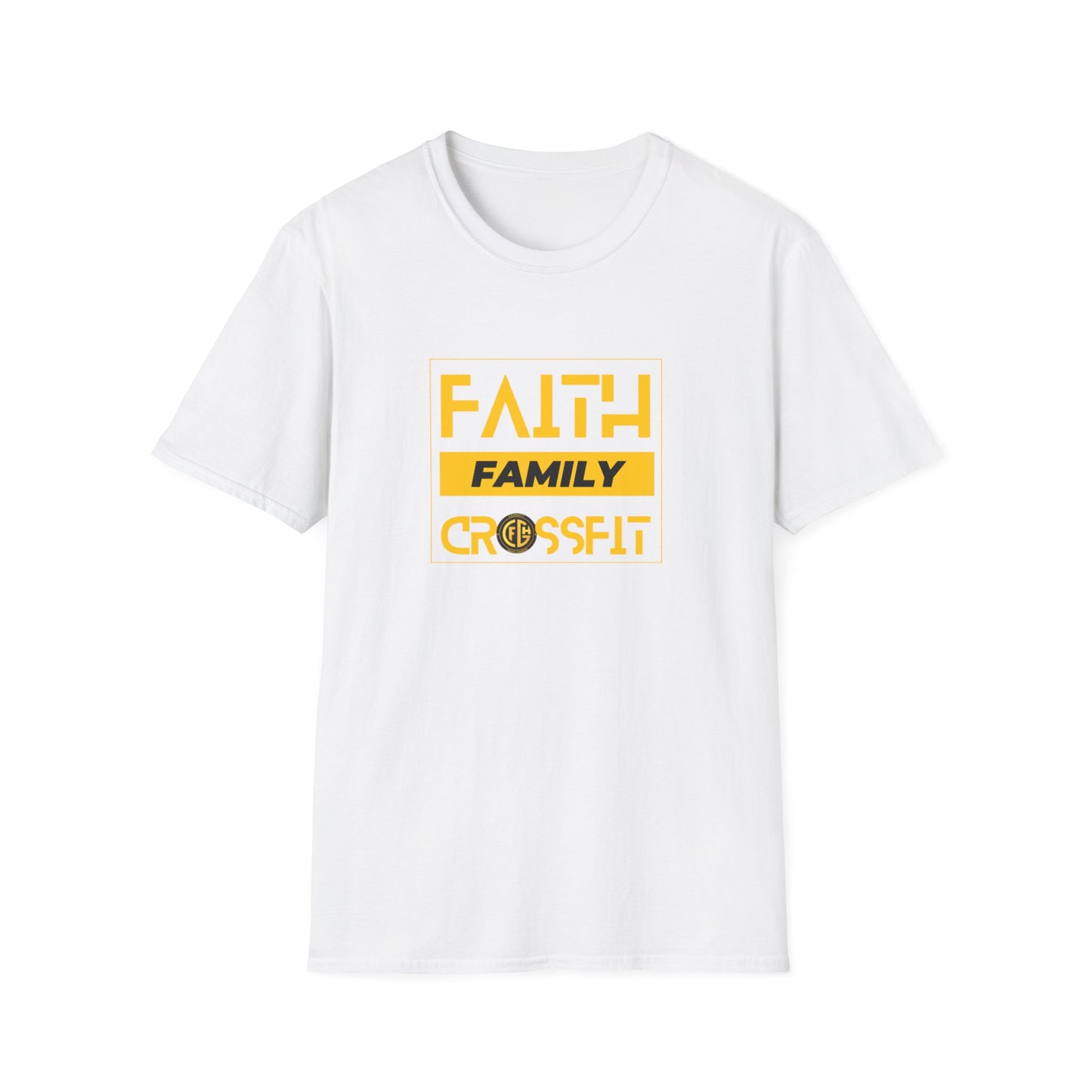 Faith-Family-CrossFit Unisex Softstyle T-Shirt